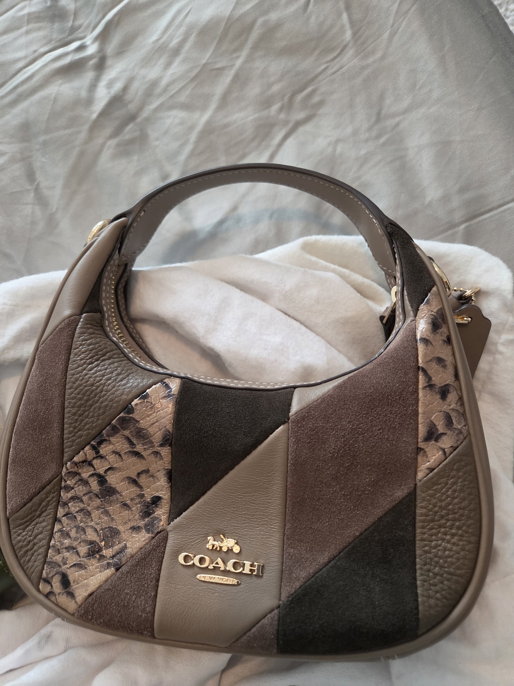 COACH Carmen Mini Crossbody Bag With Patchwork